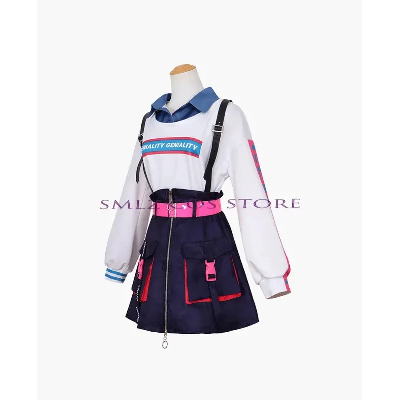 أنيمي حية سيئة فرقة تأثيري Azusawa Kohane تأثيري جديد موحدة شعر مستعار المرحلة الملونة! أزياء VBS Khn الحمالات للنساء