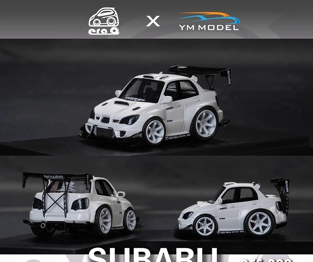 YM MODEL 1:64 impreza STI Voltex Q Car Resin Model Car Collection Limited Editon Hobby Toys