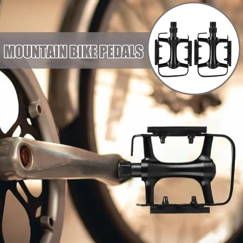 

Flat Pedals Set Of 2 Flat Pedals Road Bike Non-Slip 9/16 Inch Foot Pegs BMX Cleats Cycling Accessories For Mountain Road Touring