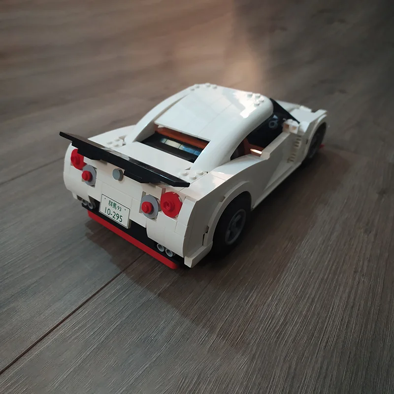 NEW Creative Expert The Iconic Japanese GT-R R35 Racing Sport Cars MOC Building Blocks Assemable DIY Super Racing Toys Gifts