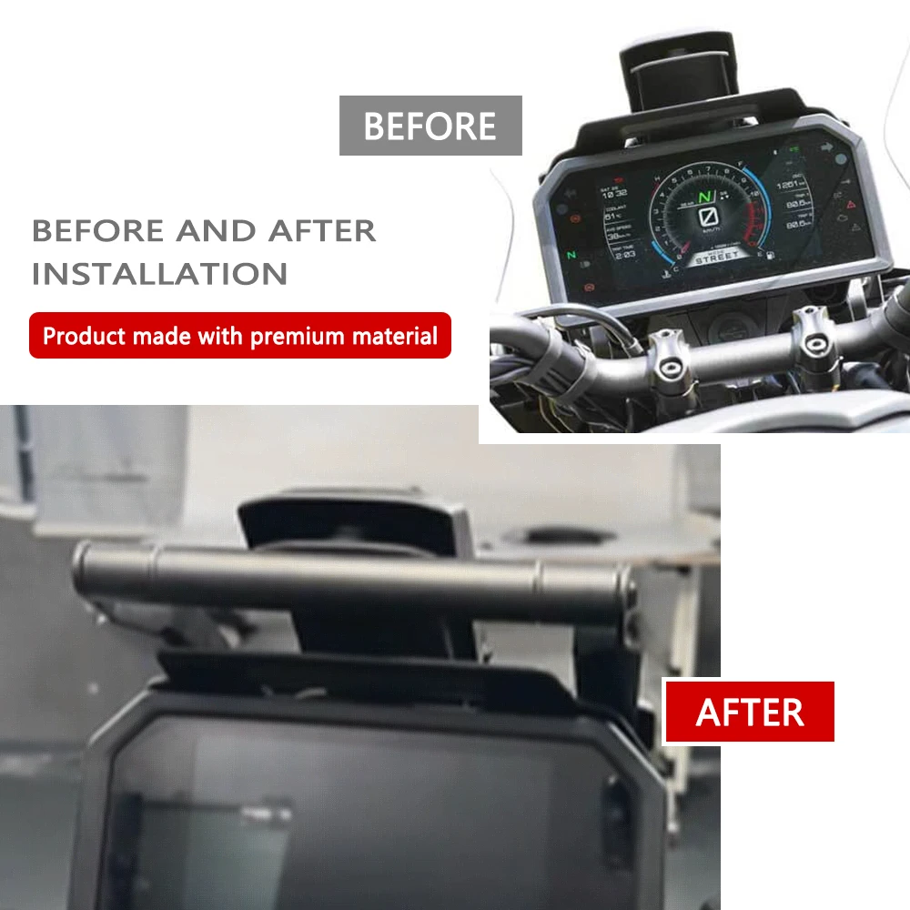 ل Tracer 9GT + Plus Tracer9gt 2024 2023 دراجة نارية حامل تمديد الهاتف حامل نظام تحديد المواقع والملاحة لوحة قوس حامل الهاتف المحمول