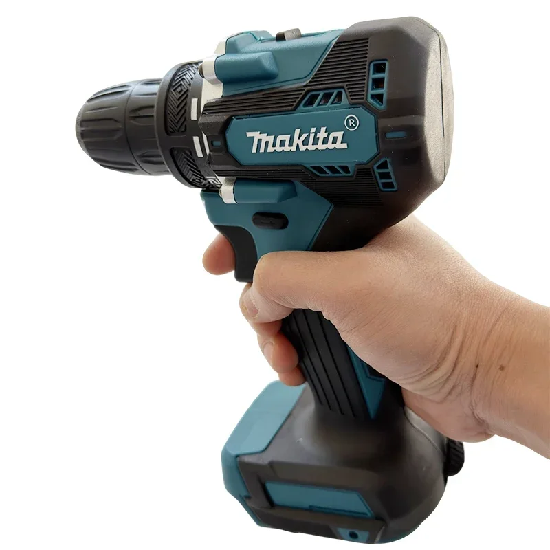 

Аккумуляторная бесщеточная дрель-шуруповерт Makita DDF487 18В, компактная, с высоким крутящим моментом, LXT, с регулируемой скоростью, электроинструмент с бесщеточным двигателем