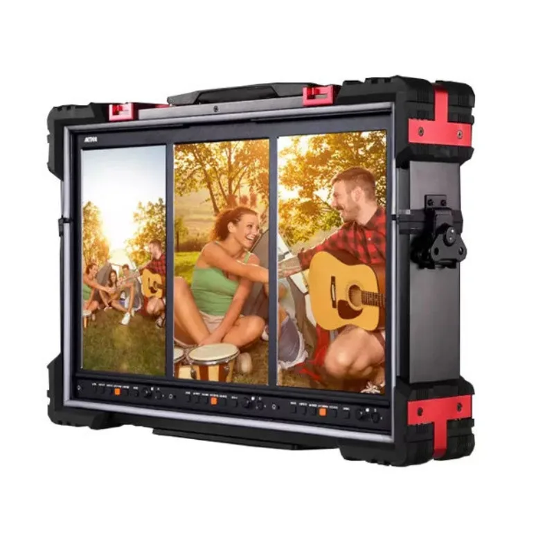 

No. 3 AT133HD-3 vertical screen skit player, three 13.3 "inch triple screens