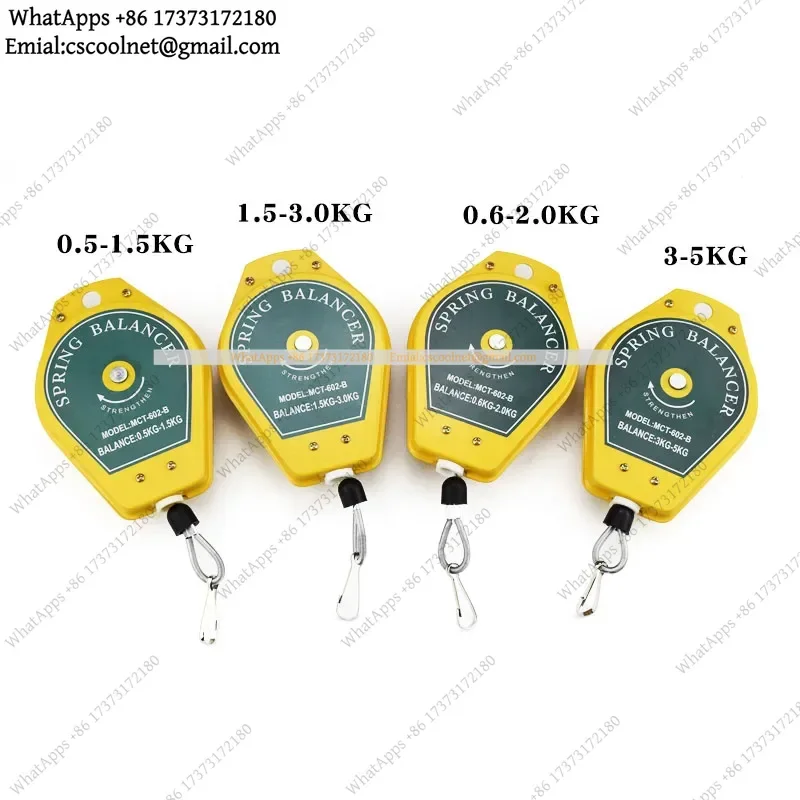 Ergonomic Spring Balancer Tool Holder 0.6-3kg Retractable Hanging Support for Workshop Garage