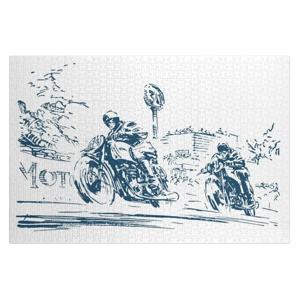 

Isle of Man TT racing Jigsaw Puzzle Custom Photo Jigsaw For Kids Puzzle