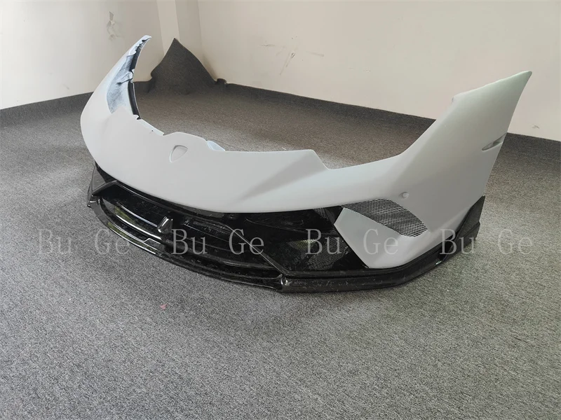 For Lamborghini Huracan Lp610 Lp580 upgraded P-style front bumper for LP640 forged front lip body kit