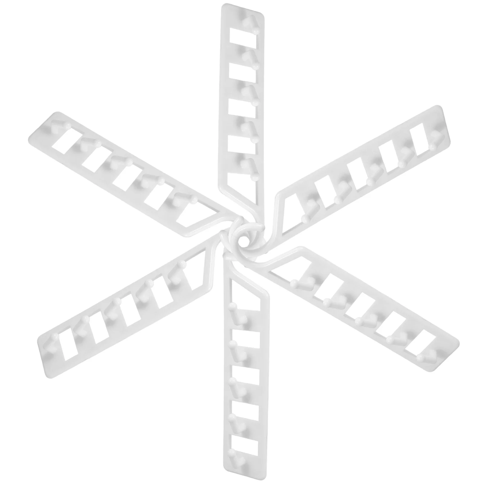 

6Pcs Heavy Duty Hangers Space Saving Multifunctional Closet Organizer Plastic Vertical Hangers for Shirts Pants Jeans Sweaters