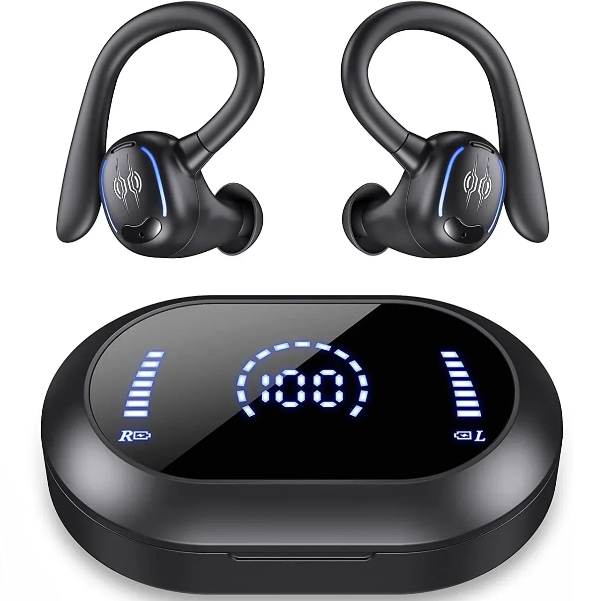 New Wireless 5.3 Earbuds TWS Bluetooth headset Waterproof Earphone Ear Hook earpiece Stereo Headphone for phone xiaomi iphone