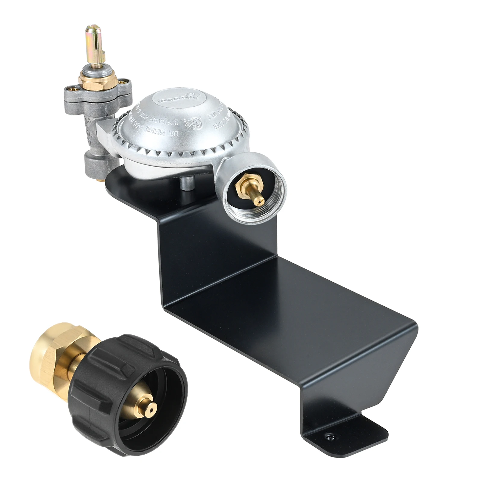 80477/64866 Propane Low-Pressure Regulator Refill Adapter for Weber Q100 & Q120 Series Grill Models 516002/516501/ 386001/386002