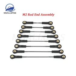 1set Nylon Rod End Assembly Push Rod Kit Include Push Pull Rod And M2 Plastic Rod End For Remote Control Car /Boat / Airplane