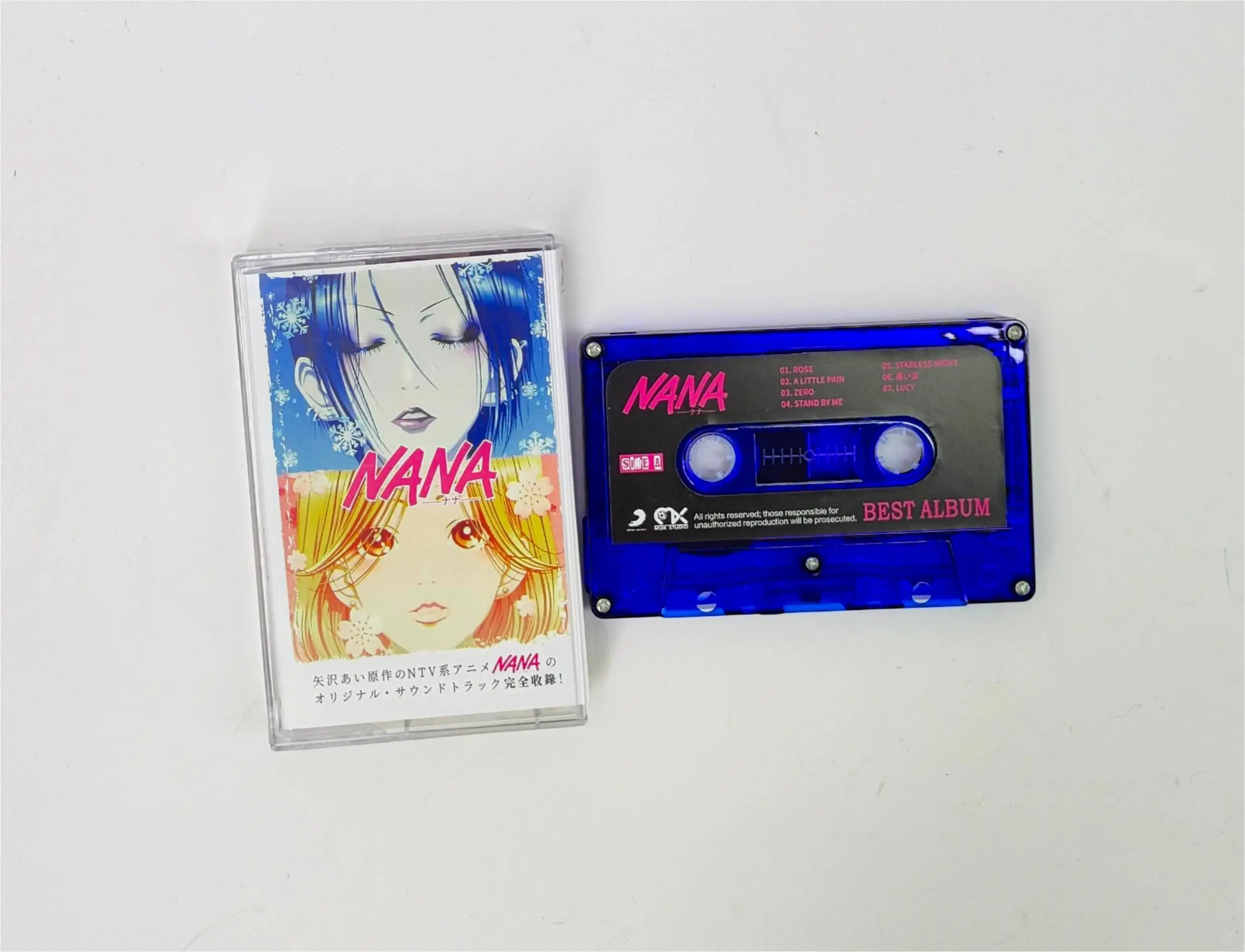 Classic NANA Music Magnetic Tape Anna Tsuchiya Best Album Cassettes Cosplay Recorder Walkman Car Soundtracks Box Collection Gift