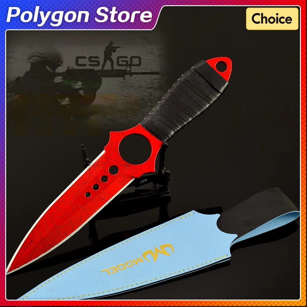Brand New 26cm Crimson Web Ghostdagger CSGO Game Peripheral Metal Weapon Samurai Accessories Ornaments Sword Collection for boys