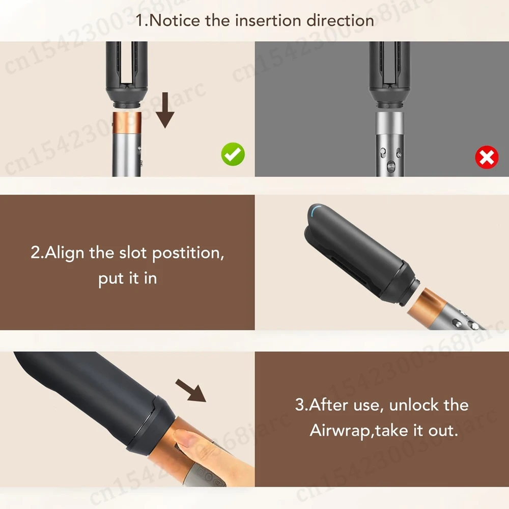 Upgraded Hair Straightener Attachment Airflow Smooth Nozzle Attachment SenCiciMen X9 For Dyson Airwrap HS01 HS05 HS08 Nozzle image 5