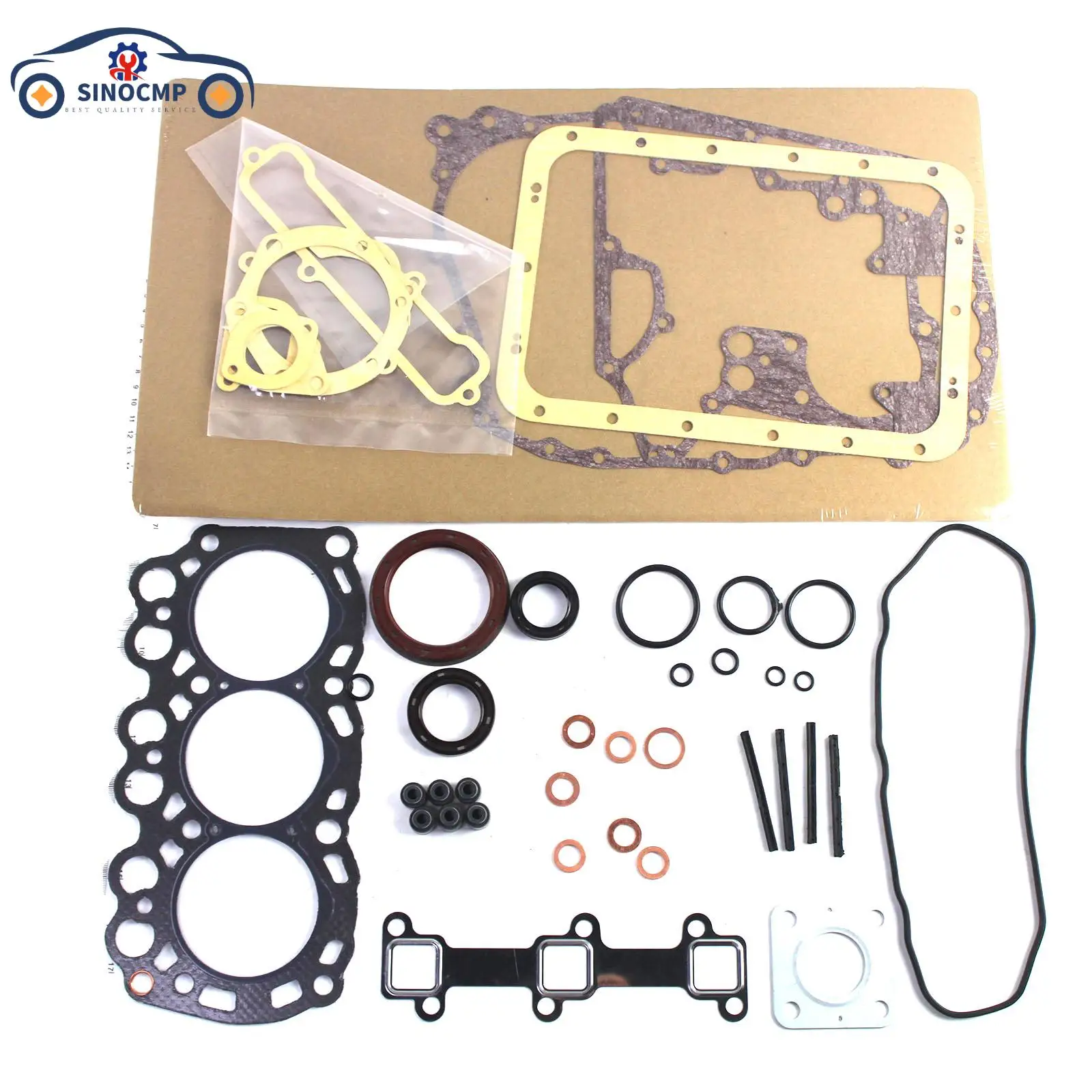 

301L01-01102 MD008883 MD115-472 AG-MD115472 L3E Engine Full Overhaul Cylinder Gasket Set for Mitsubishi Tractor Loader Generator