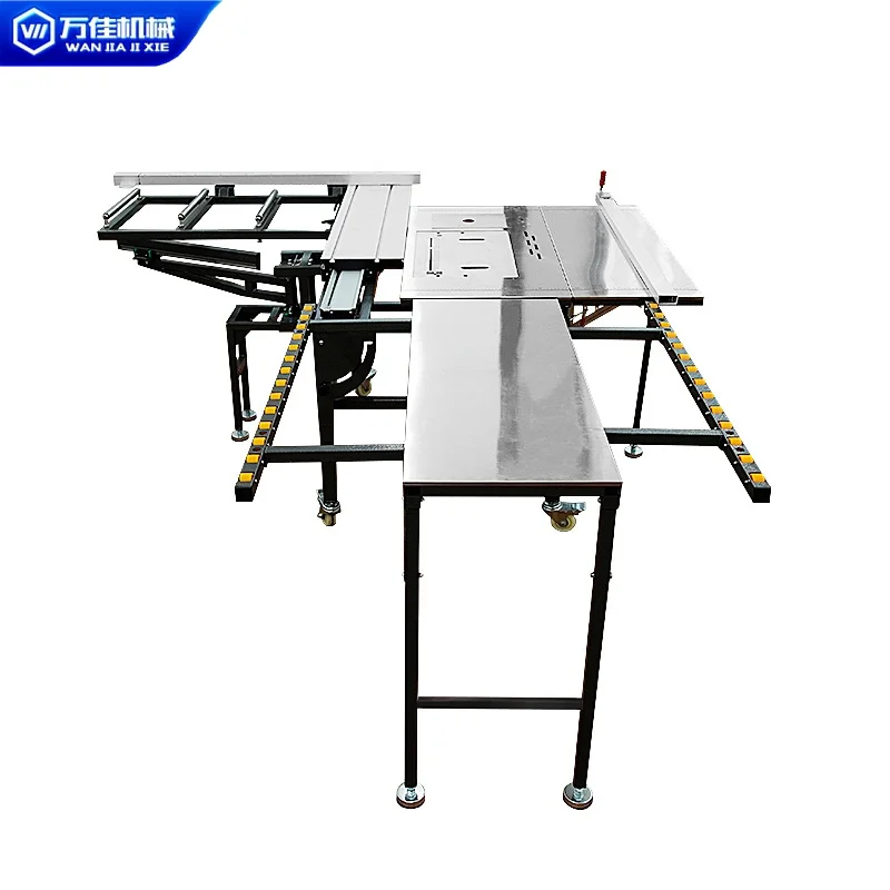 

2600W Woodworking Saw Table Multifunctional Woodworking Saw Set, Dust-free Cutting Saw, Wood Router with Edge Banding