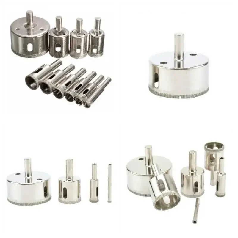 Punta da trapano rivestita da 3-100 mm Sega a tazza Taglierina per granito di vetro Apri foro Punta da trapano Apri foro per comò