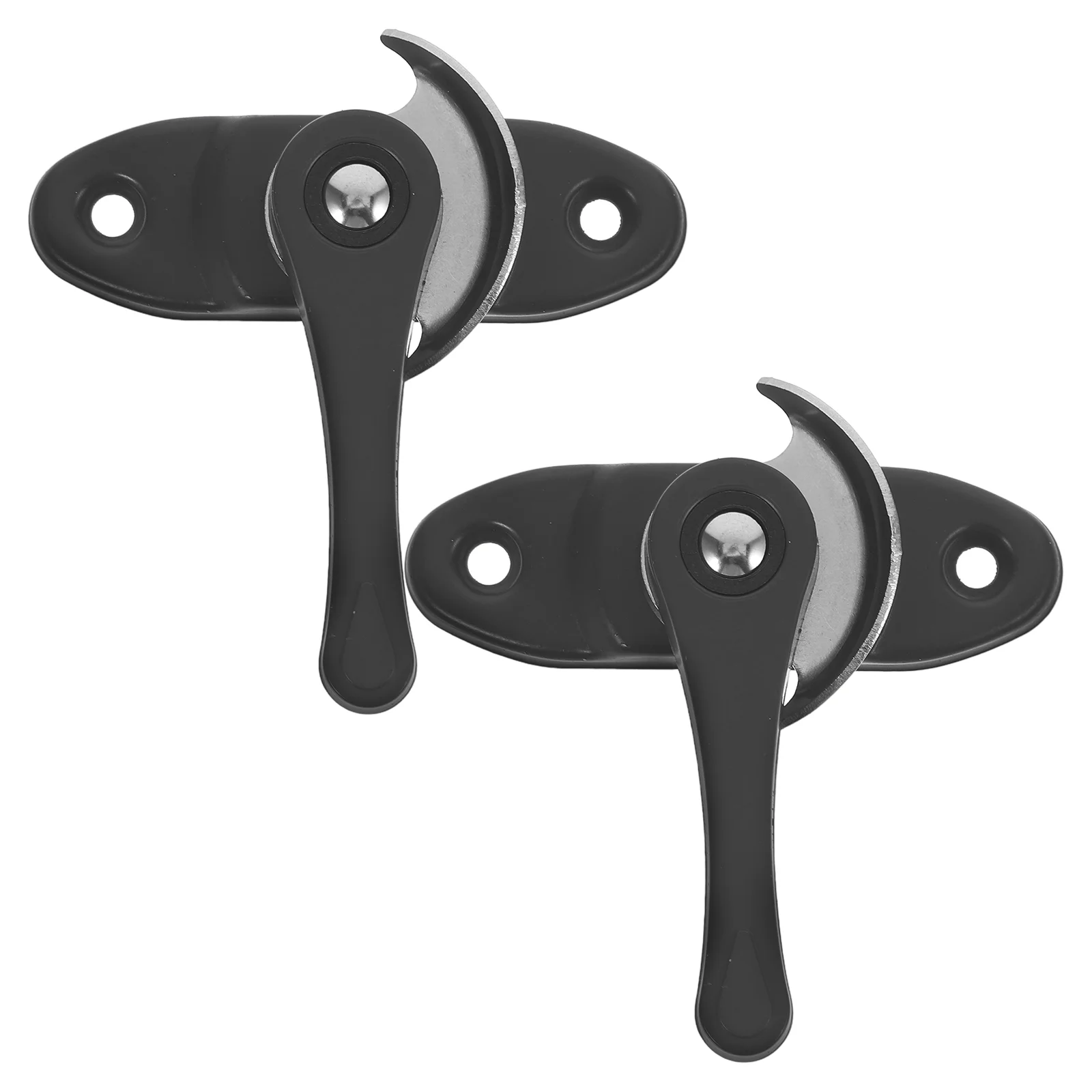 2 Sets Door and Window Locks for Horizontal Sliding Windows Latch Replacement Aluminum Alloy Stoppers Vertical