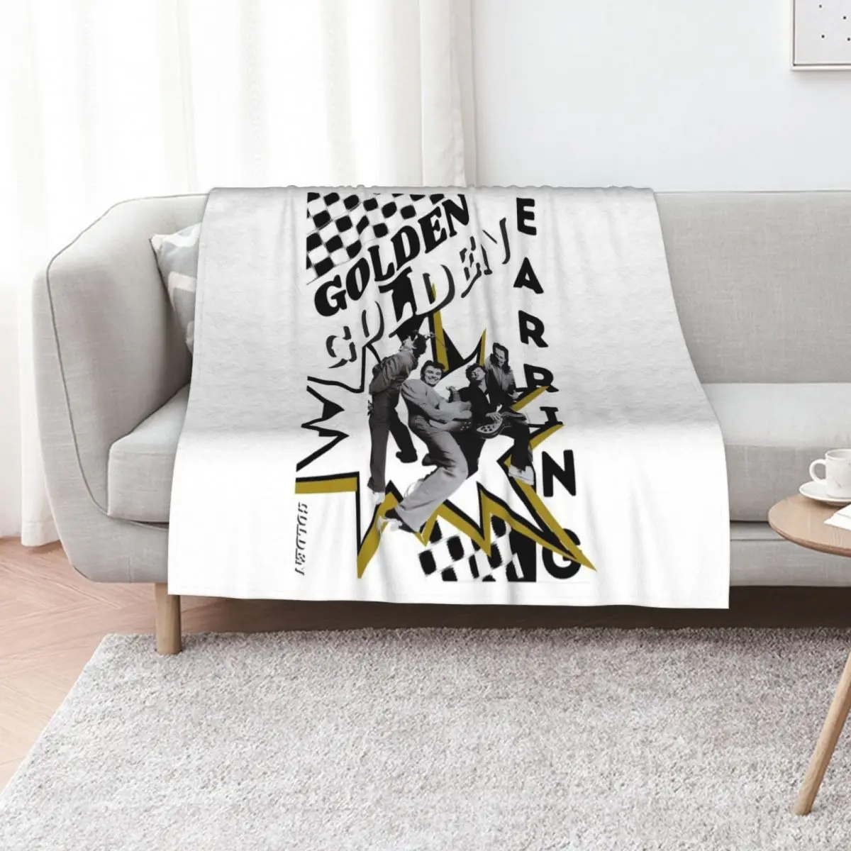 Amazing Facts About Golden Earring Vintage Style Art Throw Blanket wednesday warm winter Sofa Camping Blankets
