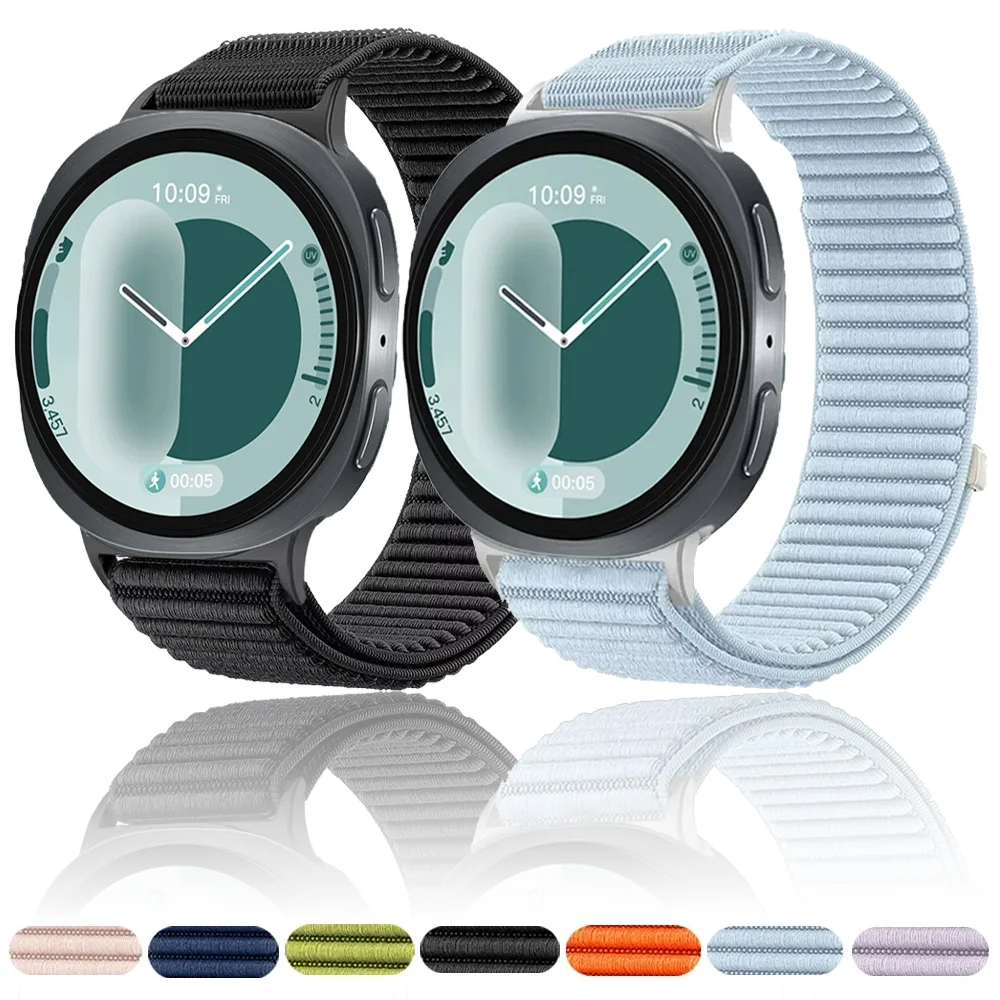 Original Nylon Wave-Armband für Samsung Galaxy Watch 8 Classic 46 mm, austauschbares Armband für Samsung Galaxy Watch 8 44/40 mm
