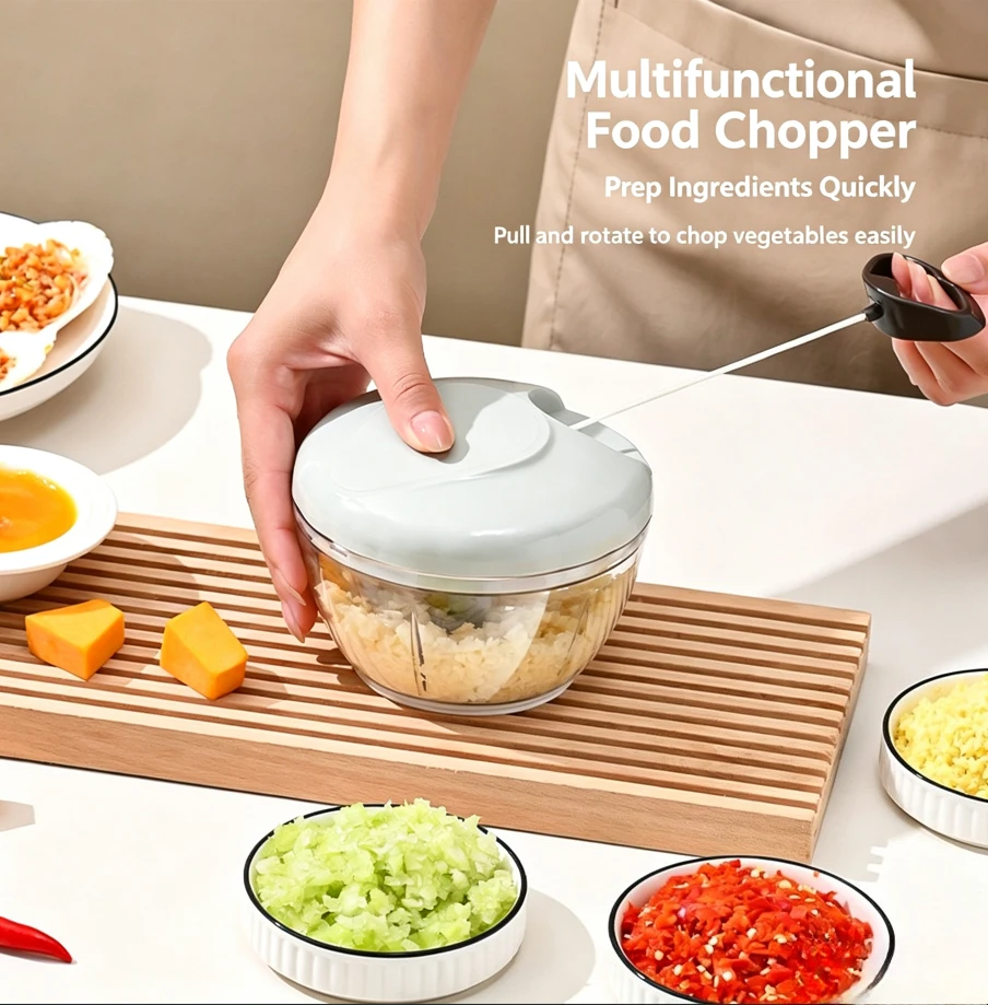 Manual Kitchen Meat Grinder Hand Garlic Crusher Chops Garlic Ginger And Onions Makes Garlic Paste Kitchen Cooking Accessories