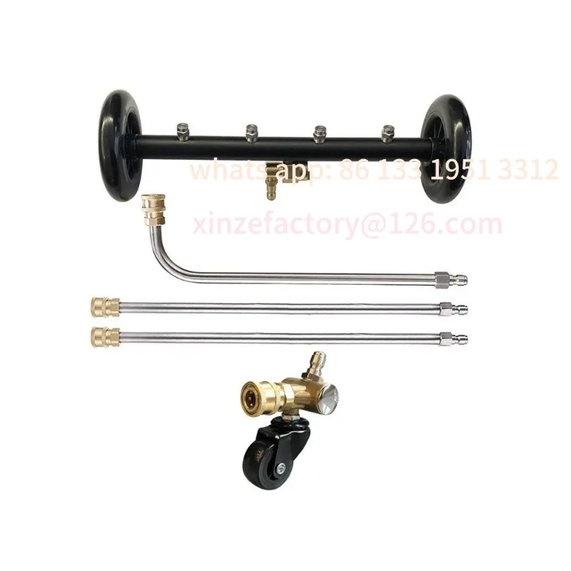 تخصيص تنظيف الهيكل غسالة فوهة المروحة أدوات السيارات الضغط الهيكل السفلي غسالة نظافة غسيل السيارات مكنسة المياه المرفق #2