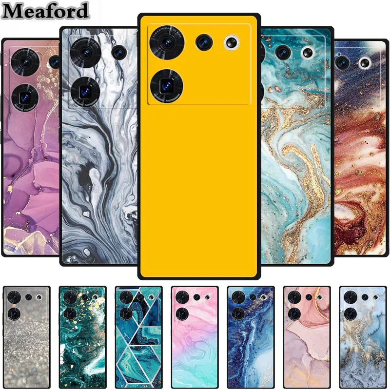 For ZTE Nubia Z50 Ultra Case Marble TPU Silicone Soft Cover Phone Cases for ZTE NubiaZ50 Ultra 5G Mica Painted Colorful New Capa