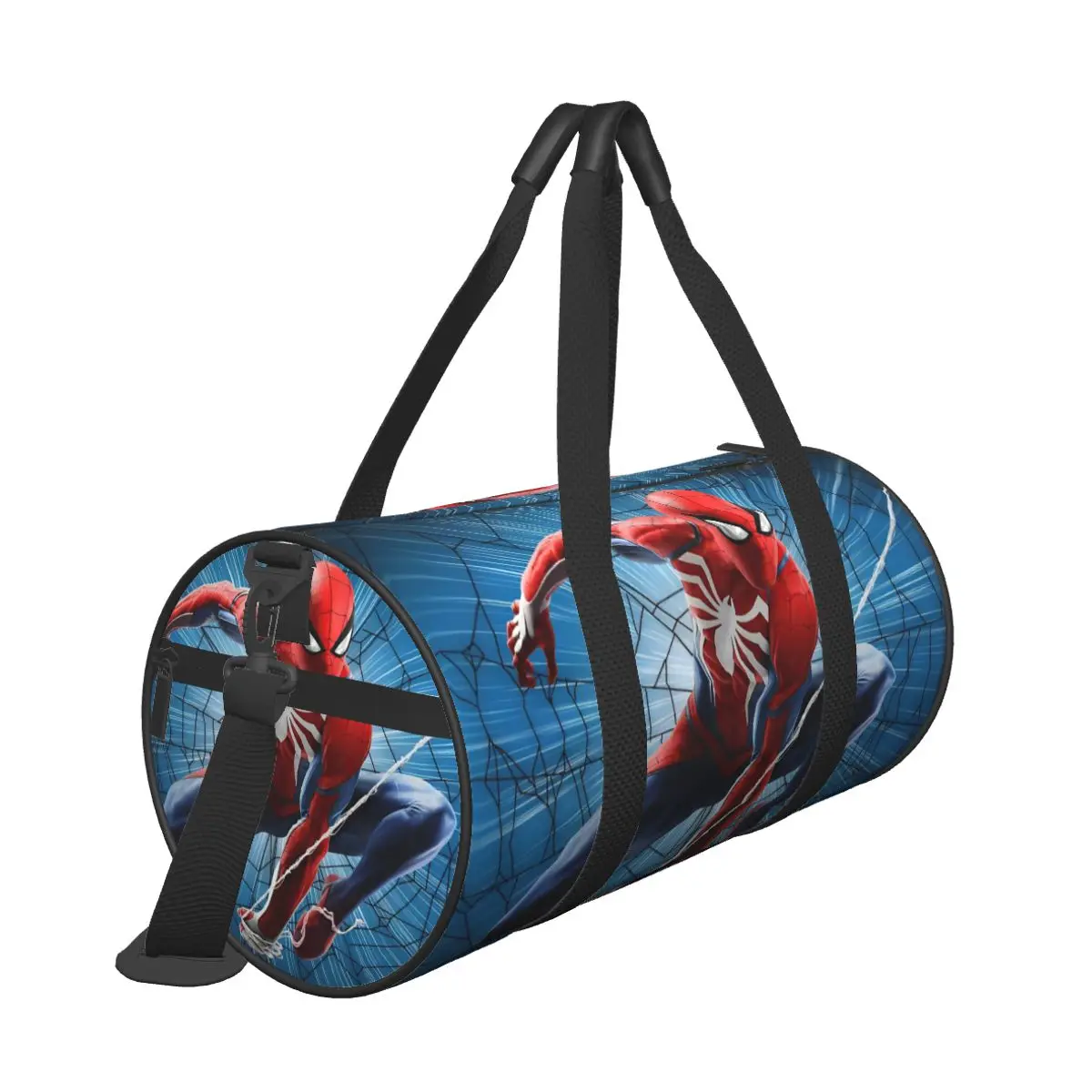 Bolsa de viagem masculina e feminina, bolsa de ginástica do homem aranha, grande capacidade, oxford, bolsa personalizada, bolsa esportiva de moda gráfica