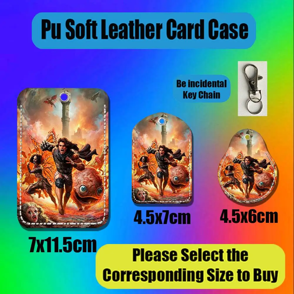 For Dungeon Crawler Carl For AirTag Case Card Holder Keychain ID Credit Bank Access Badge For Air Tag Case Shell