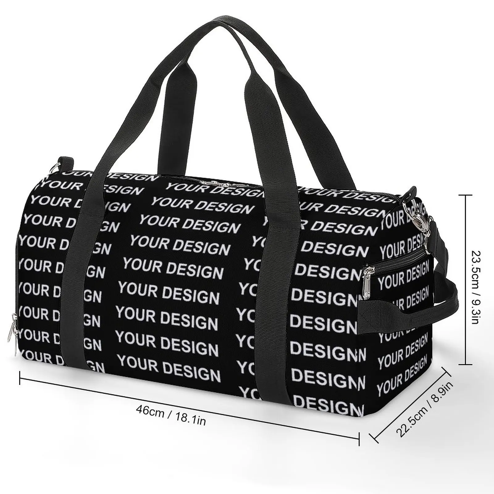 Add Design Customized Sports Bags Custom Made Your Image Travel Gym Bag Gym Accessories Handbags Men Custom Weekend Fitness Bag