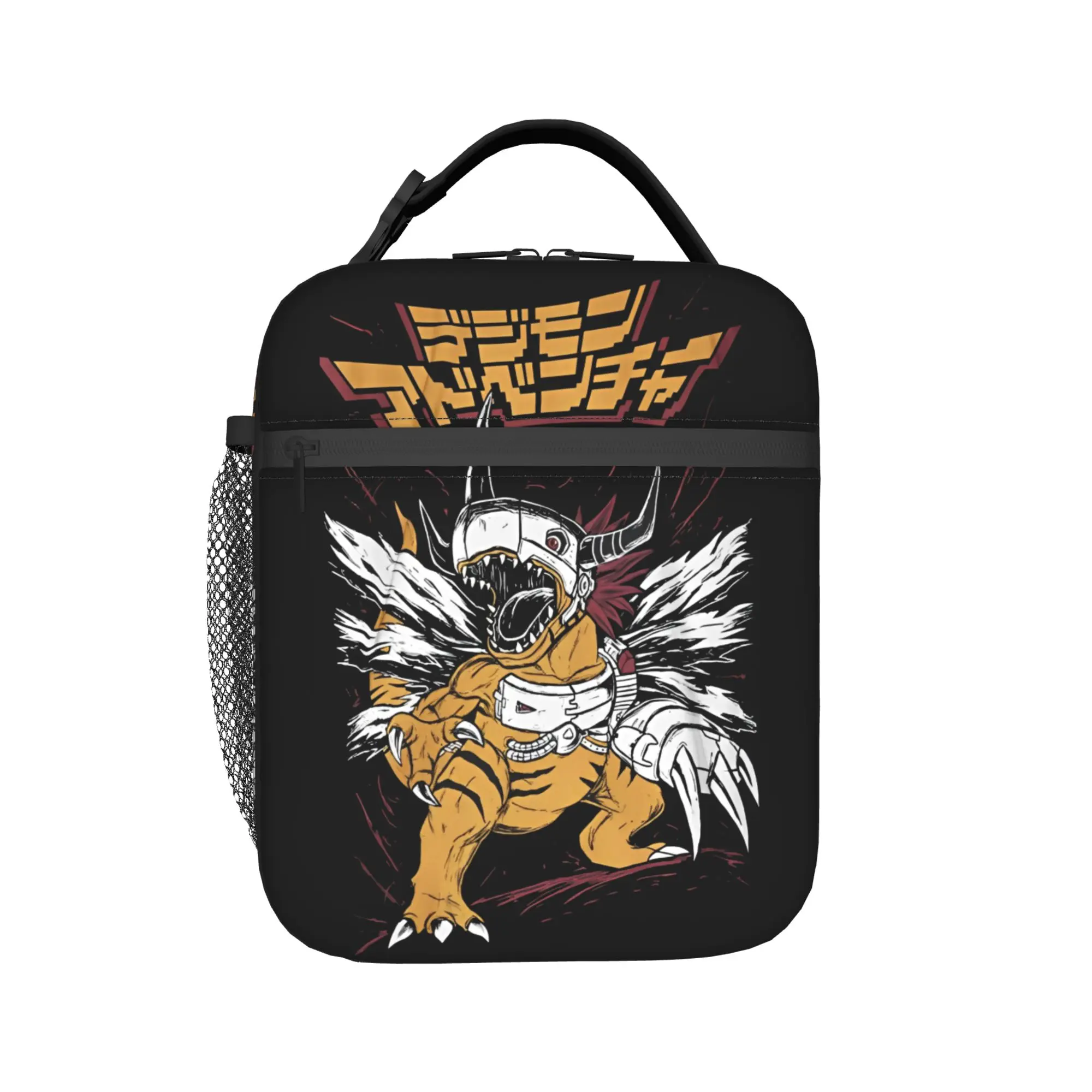 

Термосумка для обедов Insulated Lunch Tote Bag Digital Monster Digimon, стильный термоконтейнер для еды, термосумка-холодильник для школы