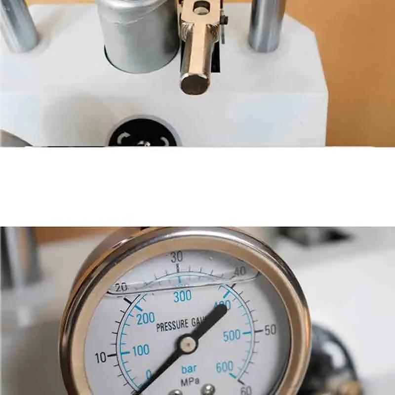 Press  Hydraulic Press Oil Press Mechanic with Pressure Gauge Simple Box Mechanic