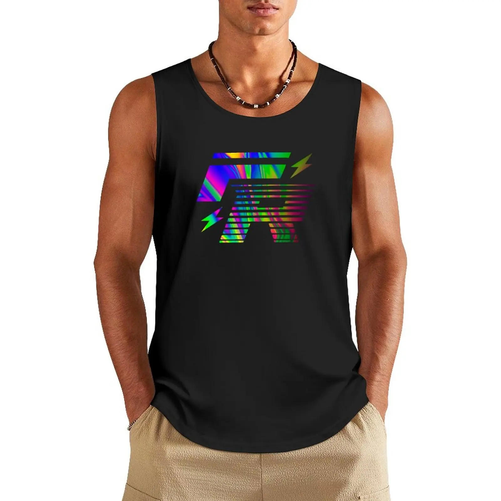 

Future Rave Music Tank Top gym for men Men's sleeveless gym shirts