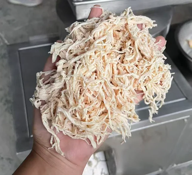 -kk Commercial Chicken Breast Shredder Machine with Motor 220V 304 Stainless Steel 1500W High Capacity Meat Processing Equipment