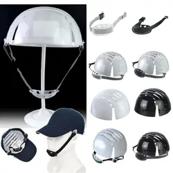 White Grey Safety Helmet Lining Creative PE Lightweight Work Safe Protective Hat Comfortable Insert Baseball Cap peaked cap