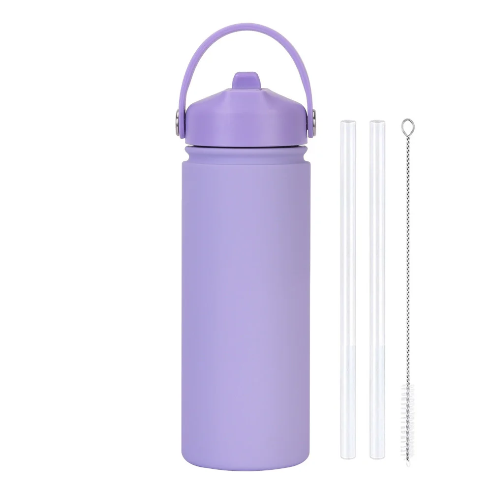 Insulated Water Bottle 550ml Custom Text/Logo - 304 Steel, 24H Cold, Personalized Name
