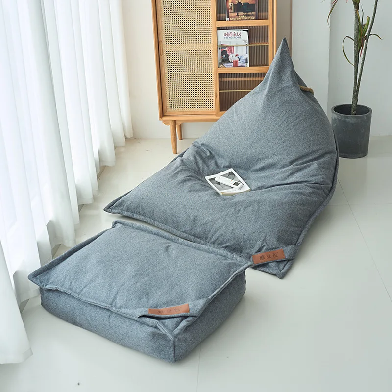 

Household zongzi cotton and linen lazy sofa bean bag tatami can lie down and sit on oversized comfortable single small sofa