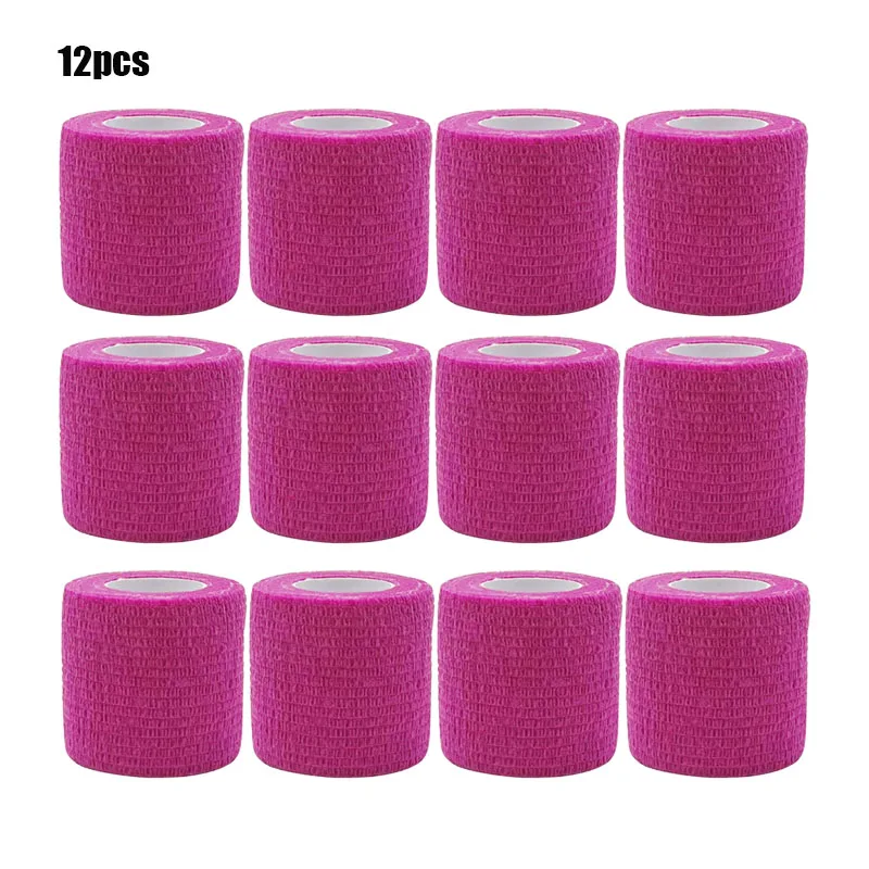 Bandages artificiel astiques Roses Auto-Adhésifs pour le dehors, Kit d'Aide Non Tissé, Imperméable, Anti-Aléme, pour 202 létique, Tatouage, 1/3/6/20 Pièces