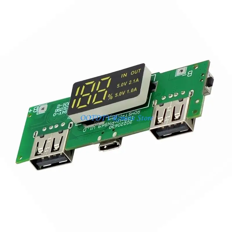 USB Ouput 2.4A/2A 1A Mobile Power Module for 18650 Lithium Battery Charging