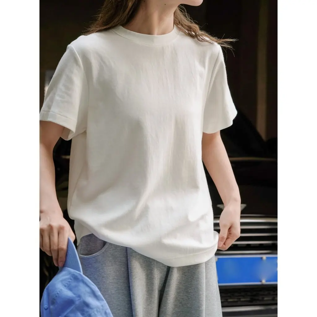 

Lufu женская футболка с короткими рукавами в корейском стиле, ранняя весна, модный свободный утягивающий удобный повседневный топ для женщин