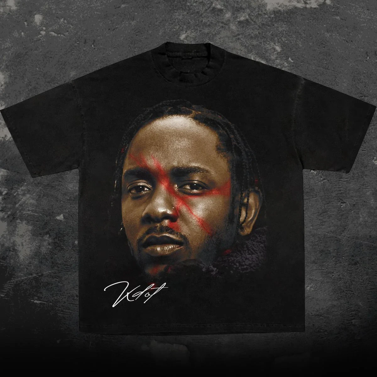 West Superstar Big Face Music Art Hip Hop Style Summer Casual T-Shirt Men's and Women's Luxury Brand Top 2026 New Art Logo