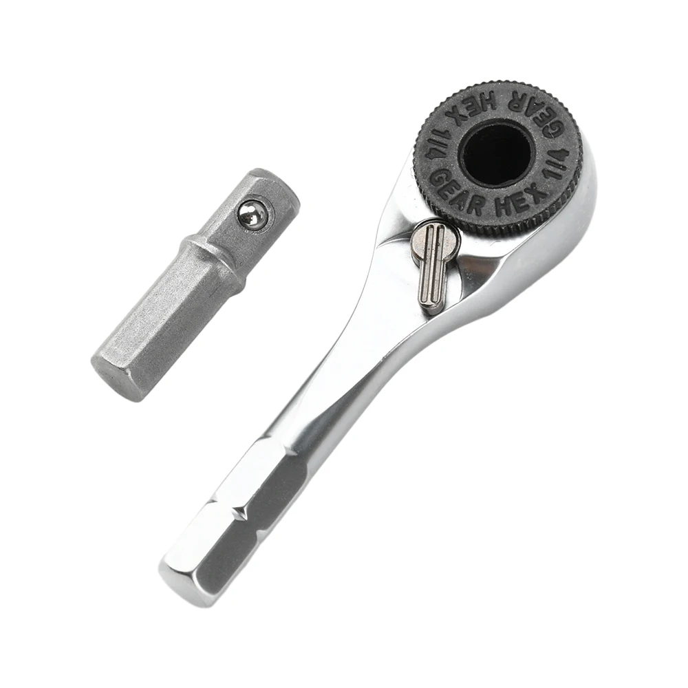 

1/4” Ratchet Wrench Hex Repair Mini Screwdriver Automatic Bidirectional Tool 6.35mm