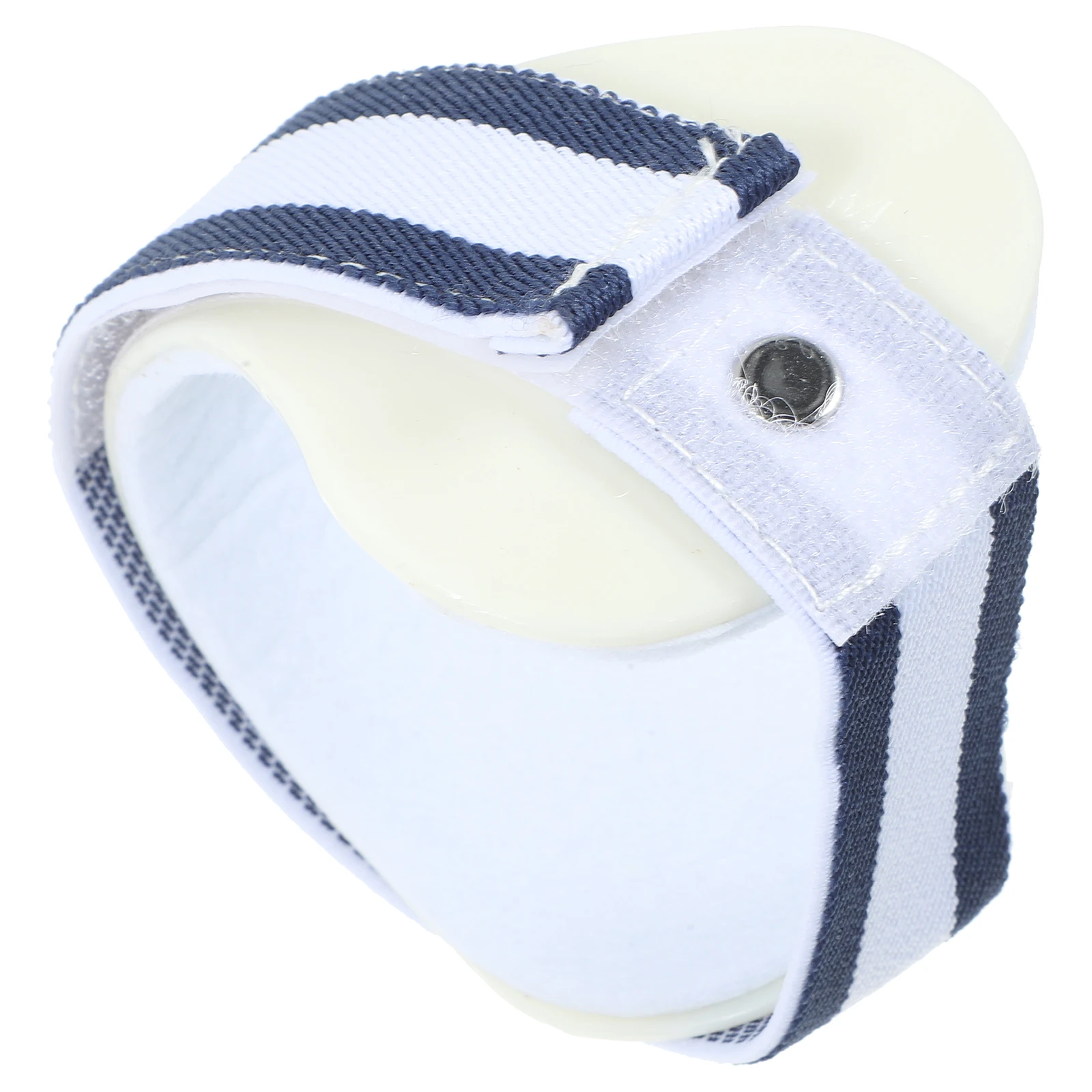 

Tennis Elbow Support White Hook Loop Strap ABS Plastic Forearm Band Men 26-27cm Length Adjustable Clasp Epicondylitis Relief