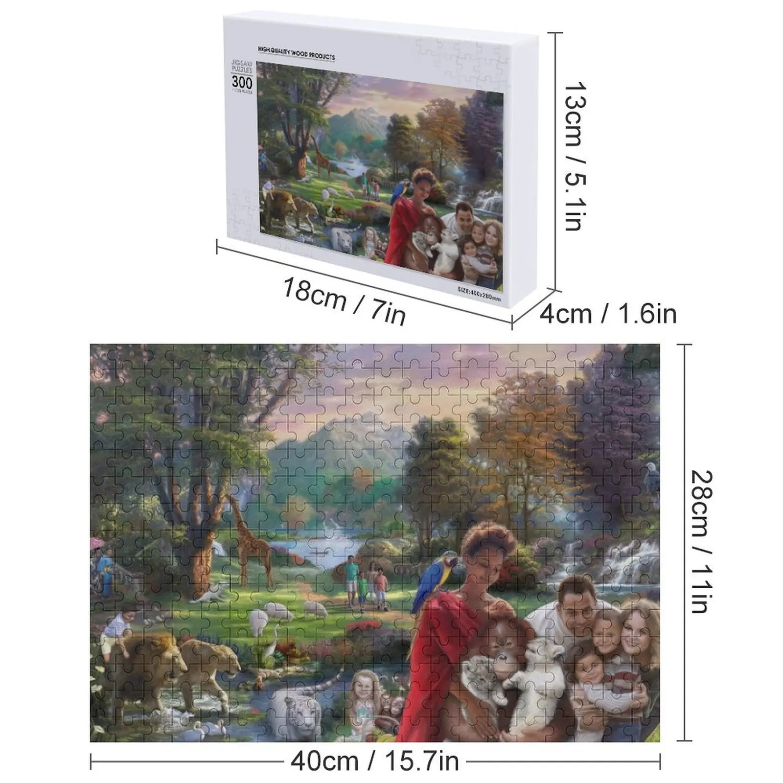 Пазл Paradise Park Iq Деревянный декор Картины Пазл