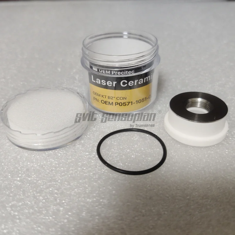 Good Quality Ceramic Ring for Optical Fiber Laser Machine Diameter 24.5 X 28mm Precitec KT B2 CON for Most Popular Laser Machine