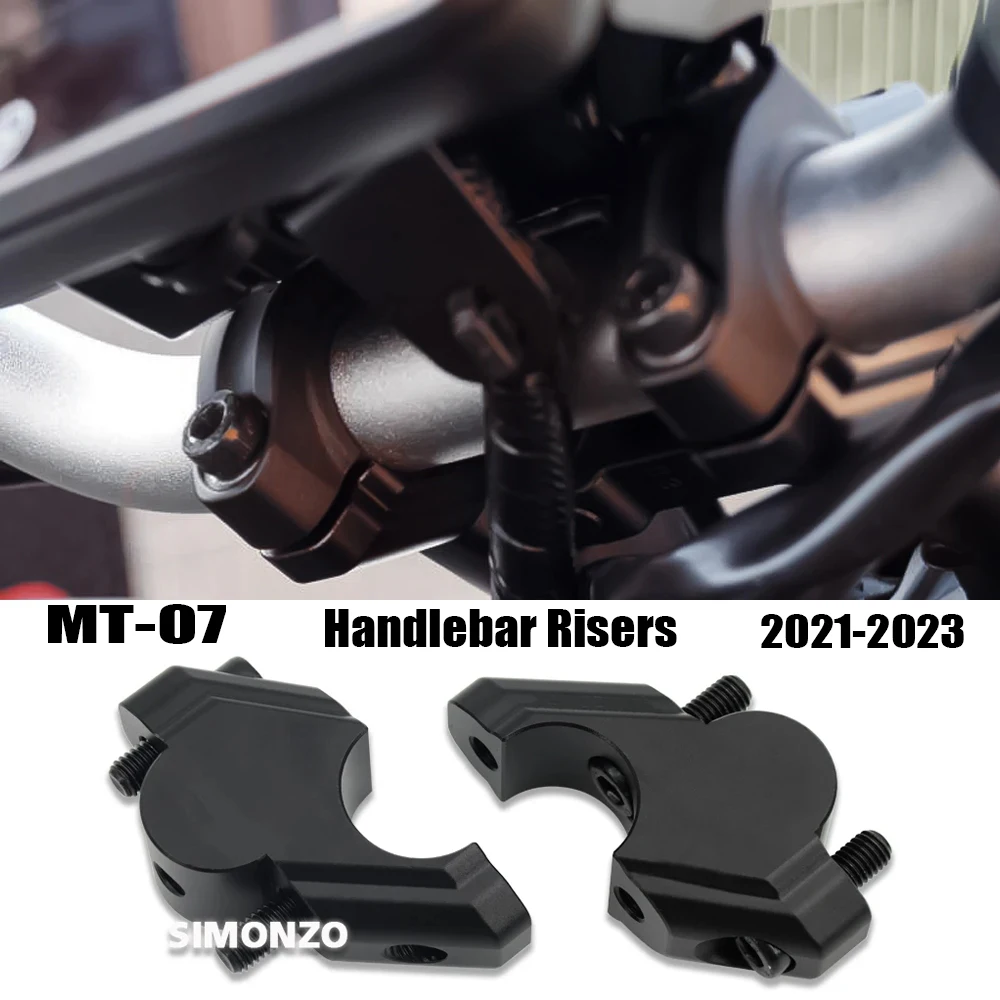 MT-07 Handlebar Riser Back Move Mount For Yamaha MT 07 Handlebar Clamp Motorcycle Extend Handlebar Adapter Mount 2021-2013