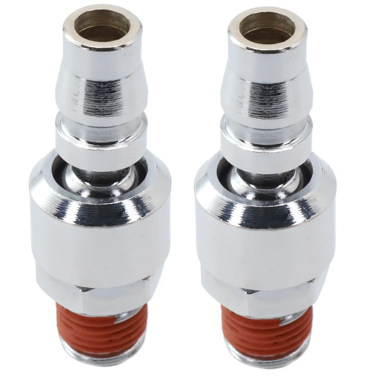 2PCS 1/4 inch male air quick connector 20PM with rotatable head for use with pressure washers air tools and garage air systems