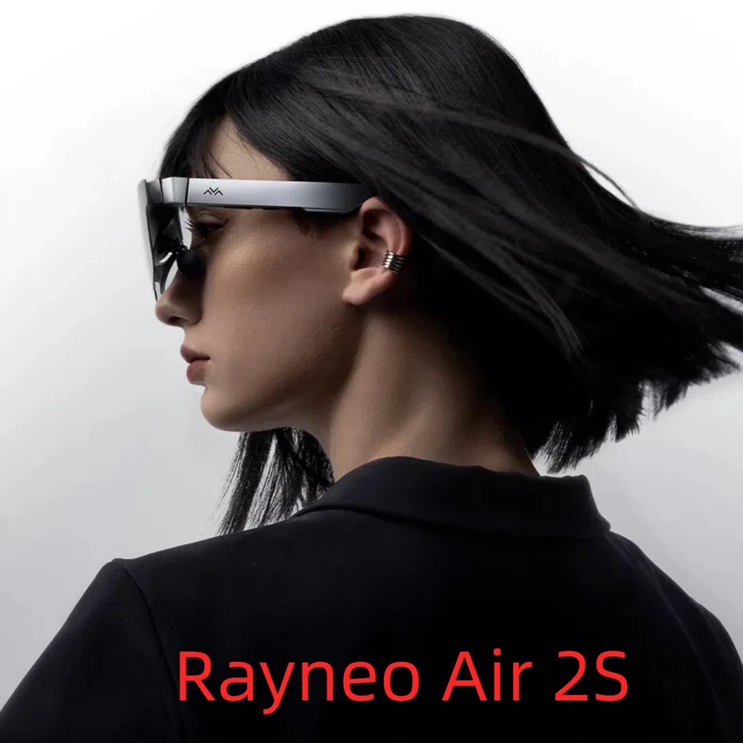 RayNeo Air 2S TCL AR Occhiali binoculari Display micro-LED a colori Occhiali XR per chiamate Messaggio Push Foto Riprese Musica Riproduzione