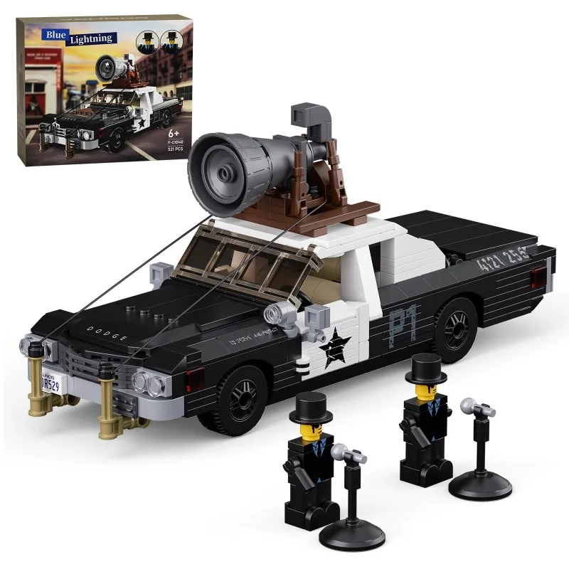 521PCS MOC movie series building blocks assembly The Blues Brotheresed vehicle model mannequin game brick toy holiday gift