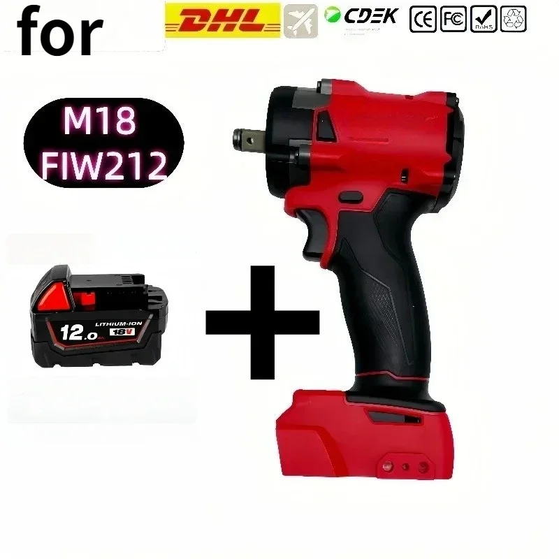 

For 18V Milwaukee M18 FIW212 lithium battery impact wrench | General tool automobile maintenance and home appliance maintenance