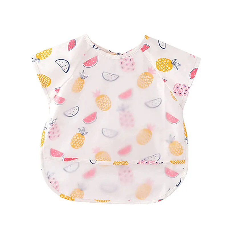 Summer Thin Bib Baby Eating Bib Children's Gown Summer Baby Waterproof Eating Bib Anti-Dirty Artifact